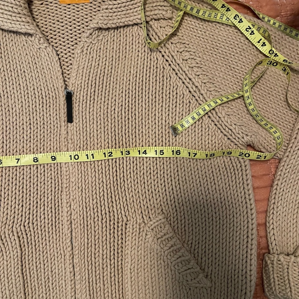J. Crew Taupe Chunky Knit Sweater - Picture 6 of 6